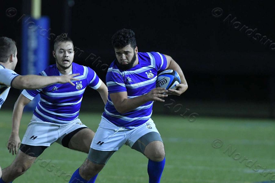 Wheaton Men\'s Rugby vs Mass Maritime.  Photo by Keith Nordstrom
